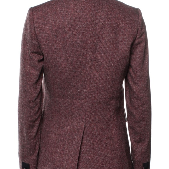 Veronica Beard Burgundy Fall Blazer - Picture 2 of 5